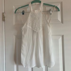 Forever 21 White Halter Top with beautiful design